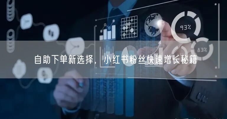 自助下单新选择，小红书粉丝快速增长秘籍