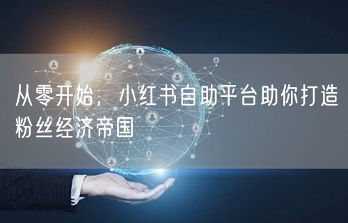 从零开始，小红书自助平台助你打造粉丝经济帝国