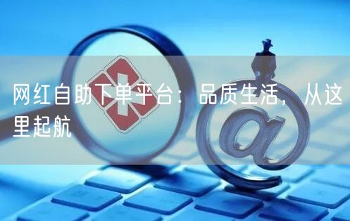 网红自助下单平台：品质生活，从这里起航
