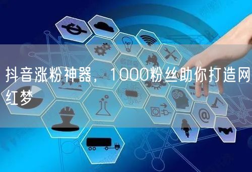 抖音涨粉神器，1000粉丝助你打造网红梦